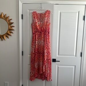 Calvin Klein high low midi dress, size 10
